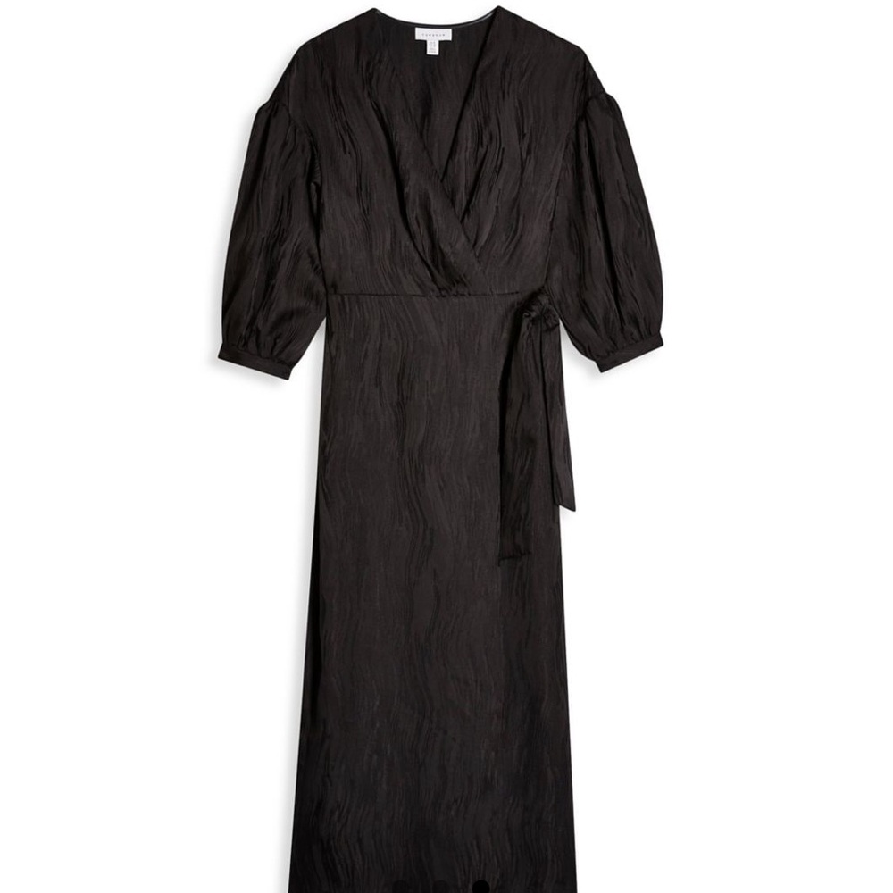 Topshop Wrap Midi Dress - Picture 3 of 4